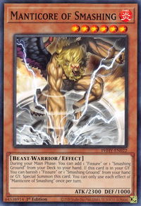 Manticore of Smashing - Photon Hypernova (PHHY) #PHHY-EN022 - Common / Short Print YuGiOh Trading Card