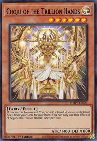 Choju of the Trillion Hands - Photon Hypernova (PHHY) #PHHY-EN023 - Super Rare YuGiOh Trading Card