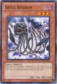 Skull Kraken trading card from Generation Force Skull Kraken - Generation Force YuGiOh trading card