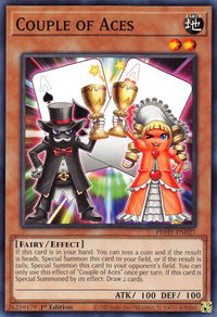 Couple of Aces - Photon Hypernova (PHHY) #PHHY-EN027 - Common / Short Print YuGiOh Trading Card