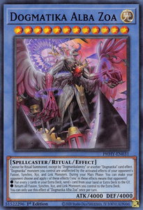 Dogmatika Alba Zoa - Photon Hypernova (PHHY) #PHHY-EN031 - Super Rare YuGiOh Trading Card