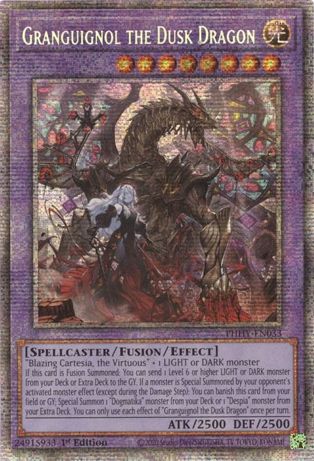 Granguignol the Dusk Dragon (Starlight Rare) - Photon Hypernova YuGiOh trading card