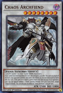 Chaos Archfiend - Photon Hypernova (PHHY) #PHHY-EN039 - Ultra Rare YuGiOh Trading Card