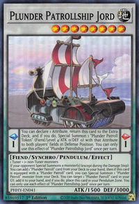 Plunder Patrollship Jord - Photon Hypernova (PHHY) #PHHY-EN041 - Super Rare YuGiOh Trading Card
