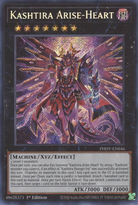 Kashtira Arise-Heart - Photon Hypernova YuGiOh trading card