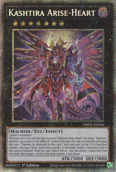 Kashtira Arise-Heart (Starlight Rare) - Photon Hypernova YuGiOh trading card