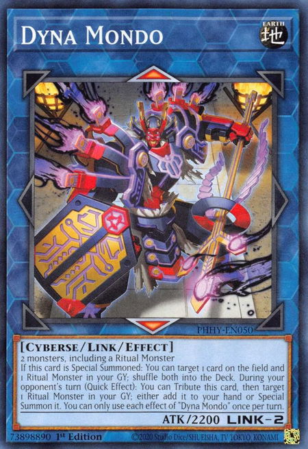 Dyna Mondo - Photon Hypernova YuGiOh trading card