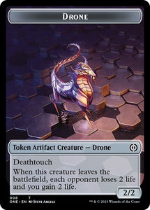 Drone Token - Phyrexia: All Will Be One (ONE) #8 - Token Magic: The Gathering Trading Card