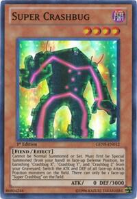 Super Crashbug trading card from Generation Force Super Crashbug - Generation Force YuGiOh trading card