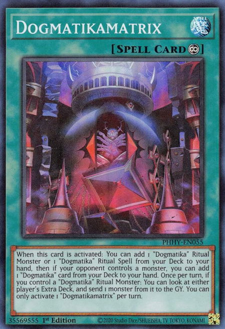 Dogmatikamatrix - Photon Hypernova YuGiOh trading card