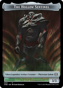 The Hollow Sentinel Token - Phyrexia: All Will Be One (ONE) #9 - Token Magic: The Gathering Trading Card