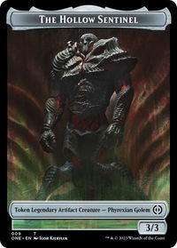 The Hollow Sentinel Token - Phyrexia: All Will Be One (ONE) #9 - Token Magic: The Gathering Trading Card