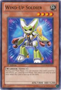 Wind-Up Soldier trading card from Generation Force Wind-Up Soldier - Generation Force YuGiOh trading card