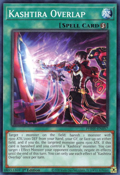 Kashtira Overlap trading card from Photon Hypernova Kashtira Overlap - Photon Hypernova YuGiOh trading card