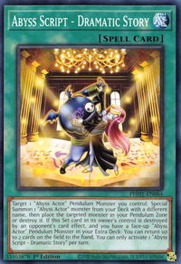Abyss Script - Dramatic Story - Photon Hypernova (PHHY) #PHHY-EN064 - Common / Short Print YuGiOh Trading Card