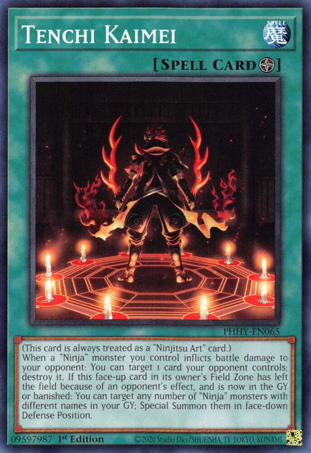 Tenchi Kaimei - Photon Hypernova YuGiOh trading card