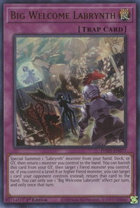 Big Welcome Labrynth - Photon Hypernova (PHHY) #PHHY-EN077 - Ultra Rare YuGiOh Trading Card