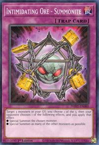 Intimidating Ore - Summonite - Photon Hypernova (PHHY) #PHHY-EN080 - Common / Short Print YuGiOh Trading Card