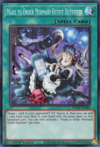 Made to Order Mermaid Outfit Outfitter - Photon Hypernova (PHHY) #PHHY-EN085 - Super Rare YuGiOh Trading Card