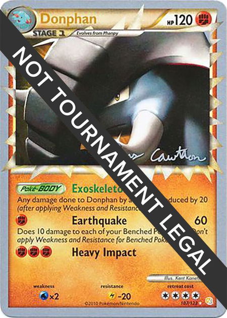 Donphan - 2011 (Ross Cawthon) - World Championship Decks Pokémon trading card