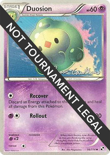 Duosion - 2011 (Ross Cawthon) - World Championship Decks Pokémon trading card