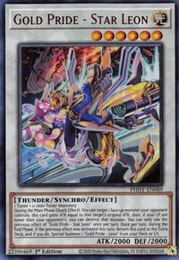 Gold Pride - Star Leon - Photon Hypernova (PHHY) #PHHY-EN089 - Ultra Rare YuGiOh Trading Card