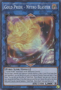 Gold Pride - Nytro Blaster - Photon Hypernova (PHHY) #PHHY-EN090 - Super Rare YuGiOh Trading Card