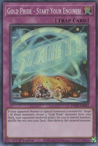 Gold Pride - Start Your Engines! - Photon Hypernova (PHHY) #PHHY-EN092 - Super Rare YuGiOh Trading Card