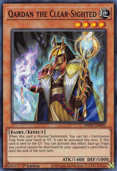 Qardan the Clear-Sighted trading card from Photon Hypernova Qardan the Clear-Sighted - Photon Hypernova YuGiOh trading card