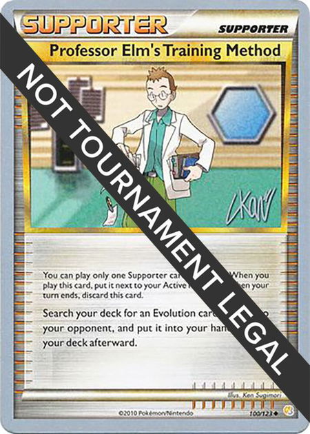 Professor Elm's Training Method - 2011 (Christopher Kan) trading card from World Championship Decks Professor Elm's Training Method - 2011 (Christopher Kan) - World Championship Decks Pokémon trading card