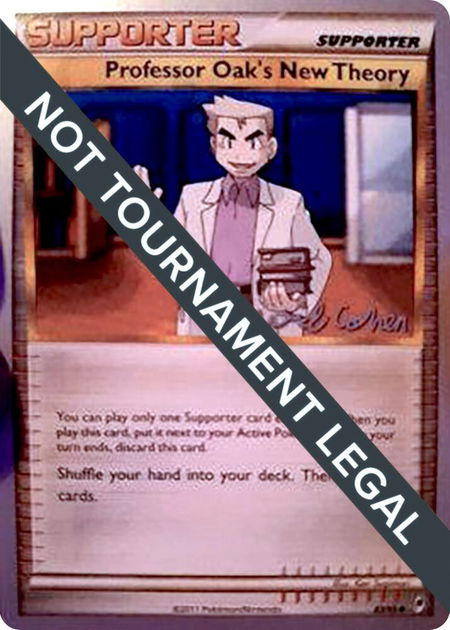 Professor Oak's New Theory - 2011 (David Cohen) - World Championship Decks Pokémon trading card