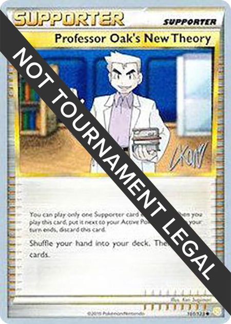Professor Oak's New Theory - 2011 (Christopher Kan) - World Championship Decks Pokémon trading card