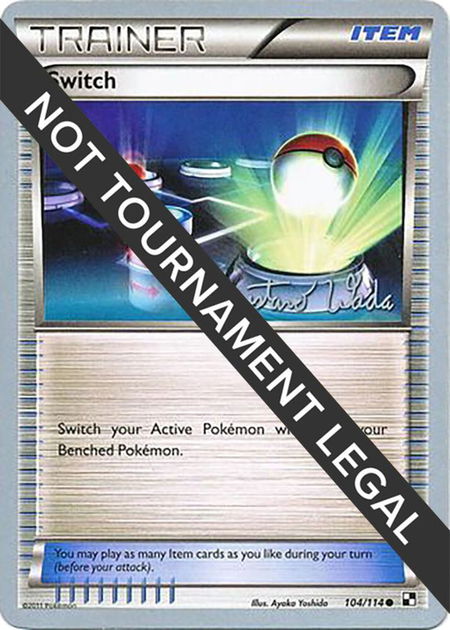 Switch - 2011 (Gustavo Wada) - World Championship Decks Pokémon trading card