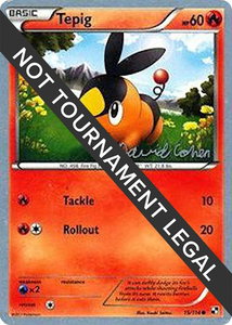 Tepig - 2011 (David Cohen) - World Championship Decks (WCD) #15/114 - Common Pokémon Trading Card