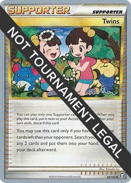 Twins - 2011 (Ross Cawthon) - World Championship Decks Pokémon trading card