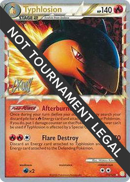 Typhlosion - 2011 (Christopher Kan) - World Championship Decks Pokémon trading card