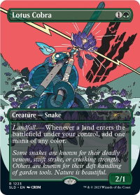 Lotus Cobra - Secret Lair Drop Series (SLD) #1223 - Rare Magic: The Gathering Trading Card