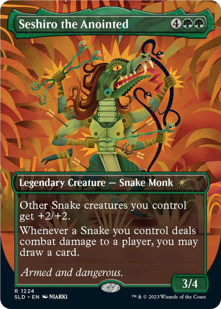 Seshiro the Anointed - Secret Lair Drop Series Magic: The Gathering trading card
