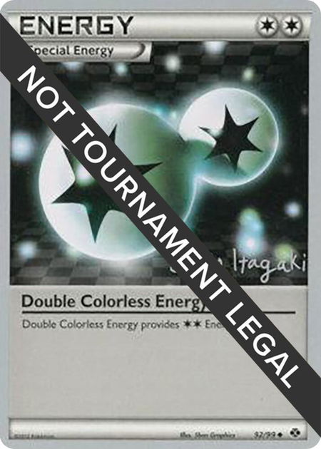 Double Colorless Energy - 2012 (Shuto Itagaki) - World Championship Decks Pokémon trading card