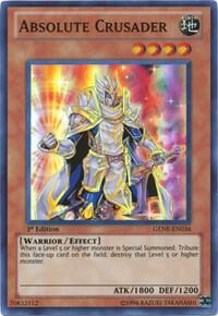 Absolute Crusader - Generation Force YuGiOh trading card