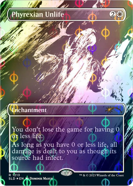Phyrexian Unlife (Step-and-Compleat Foil) - Secret Lair Drop Series Magic: The Gathering trading card