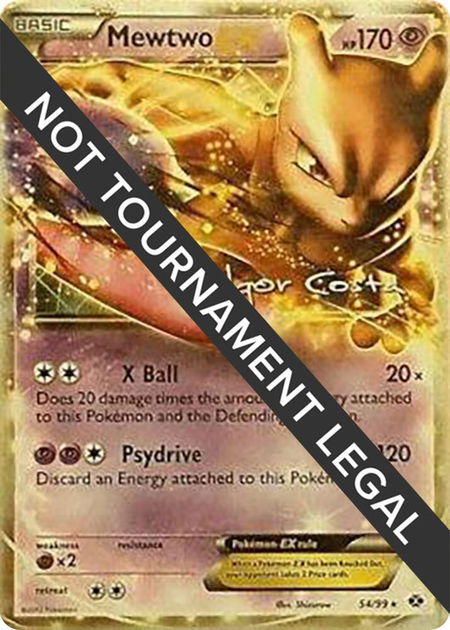 Mewtwo EX - 2012 (Igor Costa) - World Championship Decks Pokémon trading card
