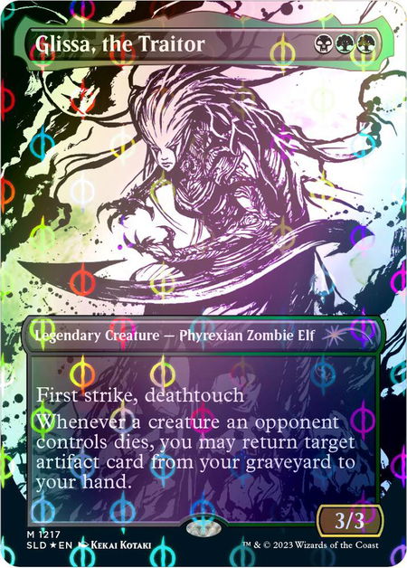 Glissa, the Traitor (Step-and-Compleat Foil) - Secret Lair Drop Series Magic: The Gathering trading card