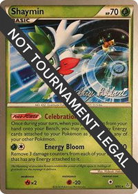 Shaymin - 2012 (Zachary Bokhari) - World Championship Decks (WCD) #8/95 - Rare Pokémon Trading Card