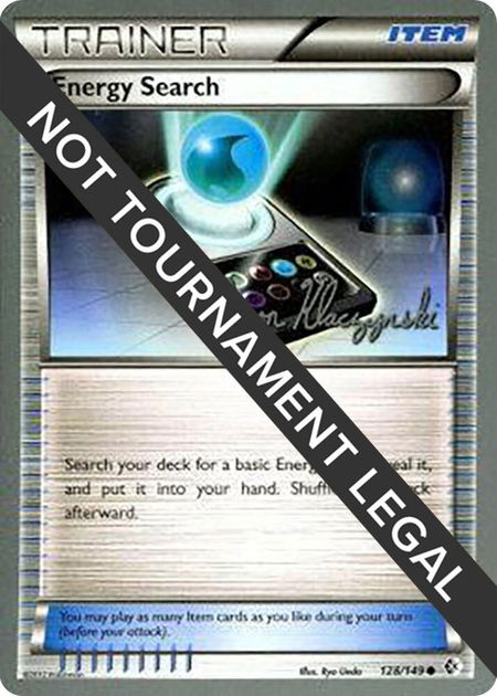 Energy Search - 2013 (Jason Klaczynski) - World Championship Decks Pokémon trading card
