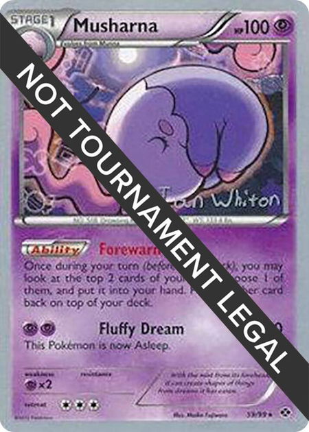 Musharna - 2013 (Ian Whiton) - World Championship Decks Pokémon trading card