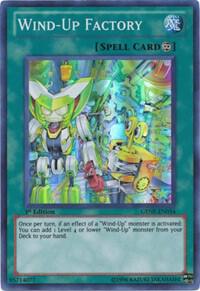 Wind-Up Factory trading card from Generation Force Wind-Up Factory - Generation Force YuGiOh trading card
