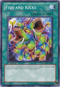 Fish and Kicks trading card from Generation Force Fish and Kicks - Generation Force YuGiOh trading card