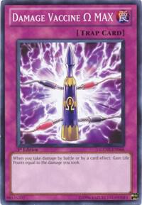Damage Vaccine Omega MAX trading card from Generation Force Damage Vaccine Omega MAX - Generation Force YuGiOh trading card
