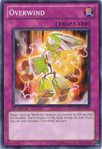 Overwind trading card from Generation Force Overwind - Generation Force YuGiOh trading card